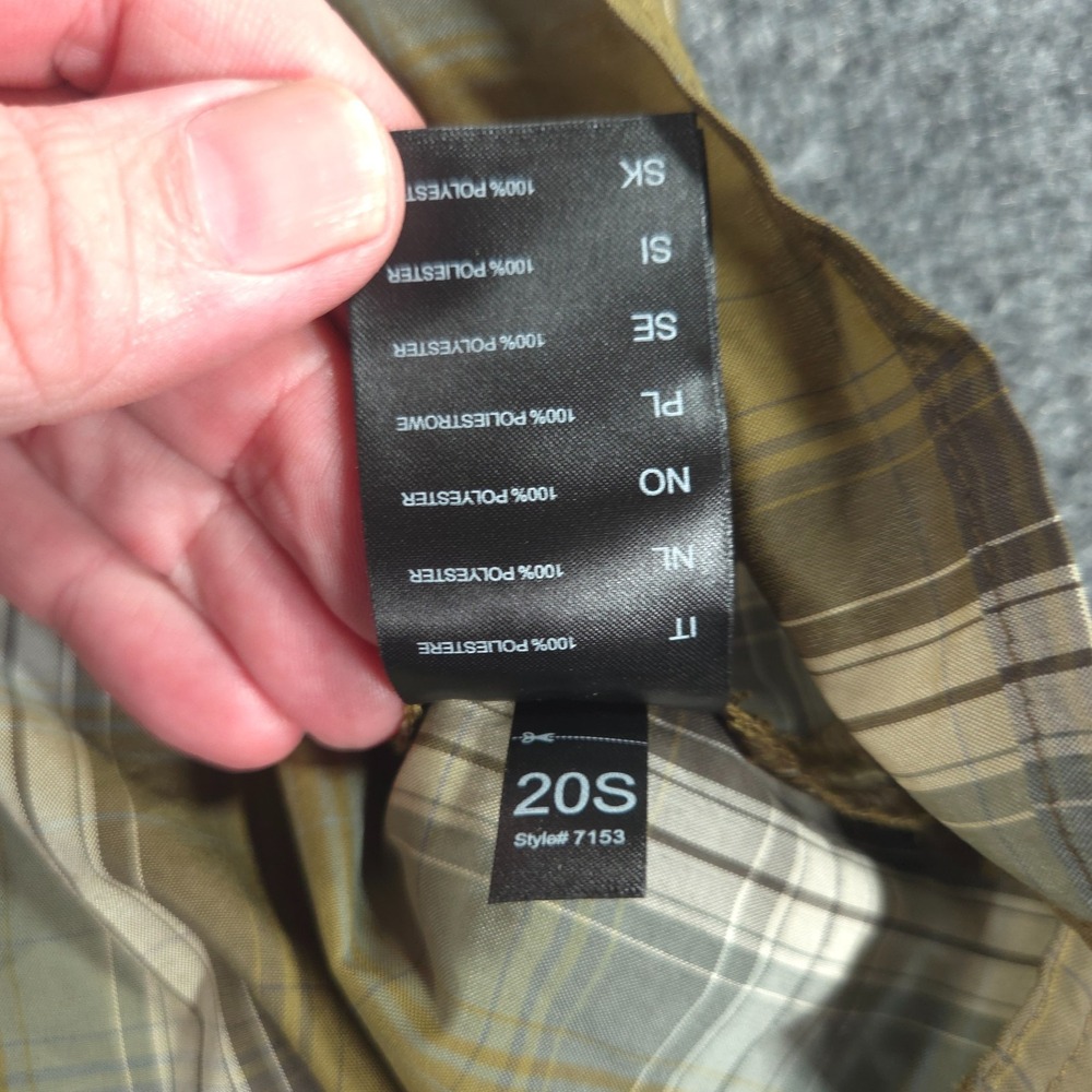 Kuhl Response Men's Shirt 2XL Olive Green Plaid Short Sleeve Button Front 7153 - Picture 11 of 11